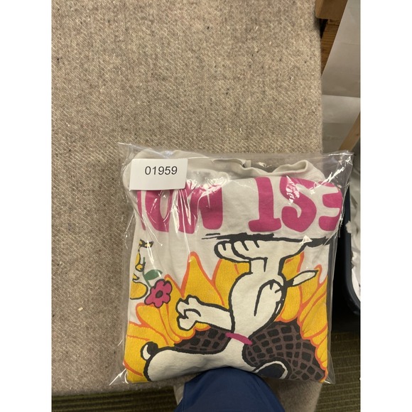 vintage Peanuts best mom shirt mens large white 1990s snoopy - Picture 10 of 10